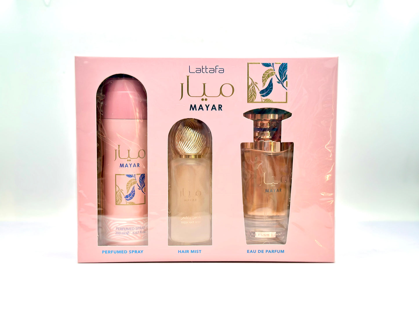 ESTUCHE LARRAFA MAYAR EAU DE PARFUM X 3 PRODUCTOS