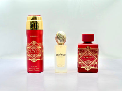 SET LATTAFA BADEE AI OUD SUBLIME EAU DE PARFUM x100 ML